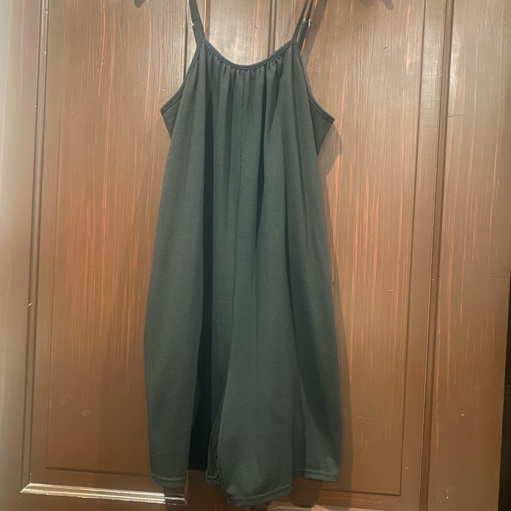SHEIN Black Spaghetti Strap Jumpsuit Romper